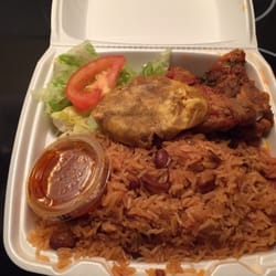 Wilou Express - Casse-Croûte Haitien - Chicken et riz colle