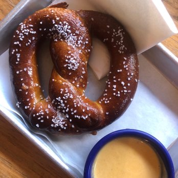 Bang The Drum Brewery - Pretzel with beer cheese - Breweries Near Me - San Luis Obispo, California Bang The Drum Brewery - Pretzel with beer cheese - Breweries Near Me - San Luis Obispo, California