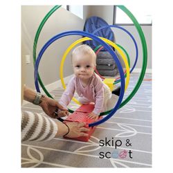 Skip & Scoot - Crawling cutie during our obstacle courses!