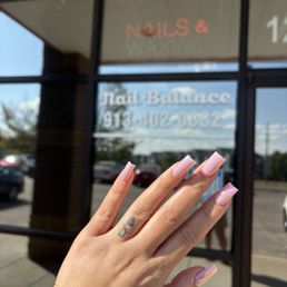 Exterior outside entrance of Nail Balance - Pink chrome nails by Nina - Overland Park, Kansas Exterior outside entrance of Nail Balance - Pink chrome nails by Nina - Overland Park, Kansas