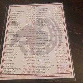 J Wild's - Drink menu - Barbeque Near Me - Folsom, California