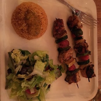 Troya - Chicken kebab with basmati rice - Mediterranean Near Me - San Francisco, California Troya - Chicken kebab with basmati rice - Mediterranean Near Me - San Francisco, California