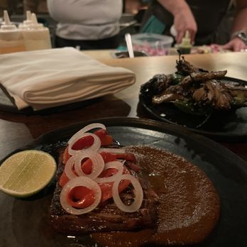 Quetzal - Lamb Barbacoa & mushroom shishito peppers with freshly made black tortilla - Mexican Near Me - Toronto, Ontario Quetzal - Lamb Barbacoa & mushroom shishito peppers with freshly made black tortilla - Mexican Near Me - Toronto, Ontario