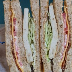 The Green Star - Just the best, have this when in doubt. Chicken club sandwich