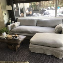 Sea Pointe Cleaners - Shrunk slip cover after Andrew pried it in our couch.