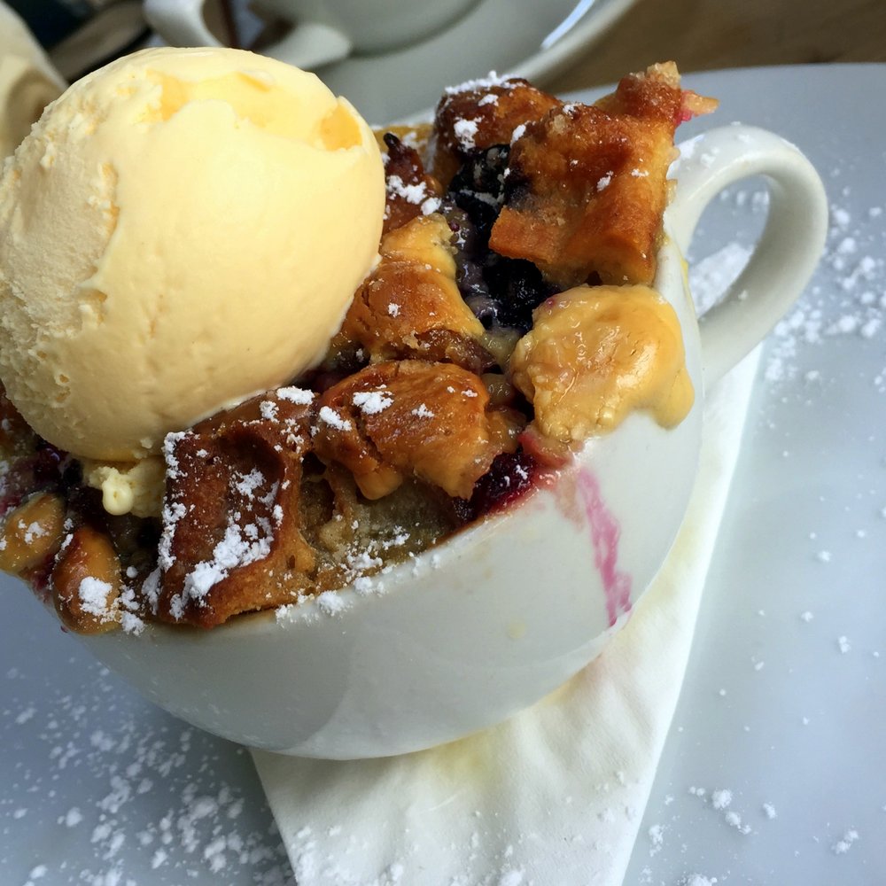 The Garden Room - White chocolate and berry waffle with ice cream. Delicious! - Breakfast & Brunch Near Me - Braithwell, XSY