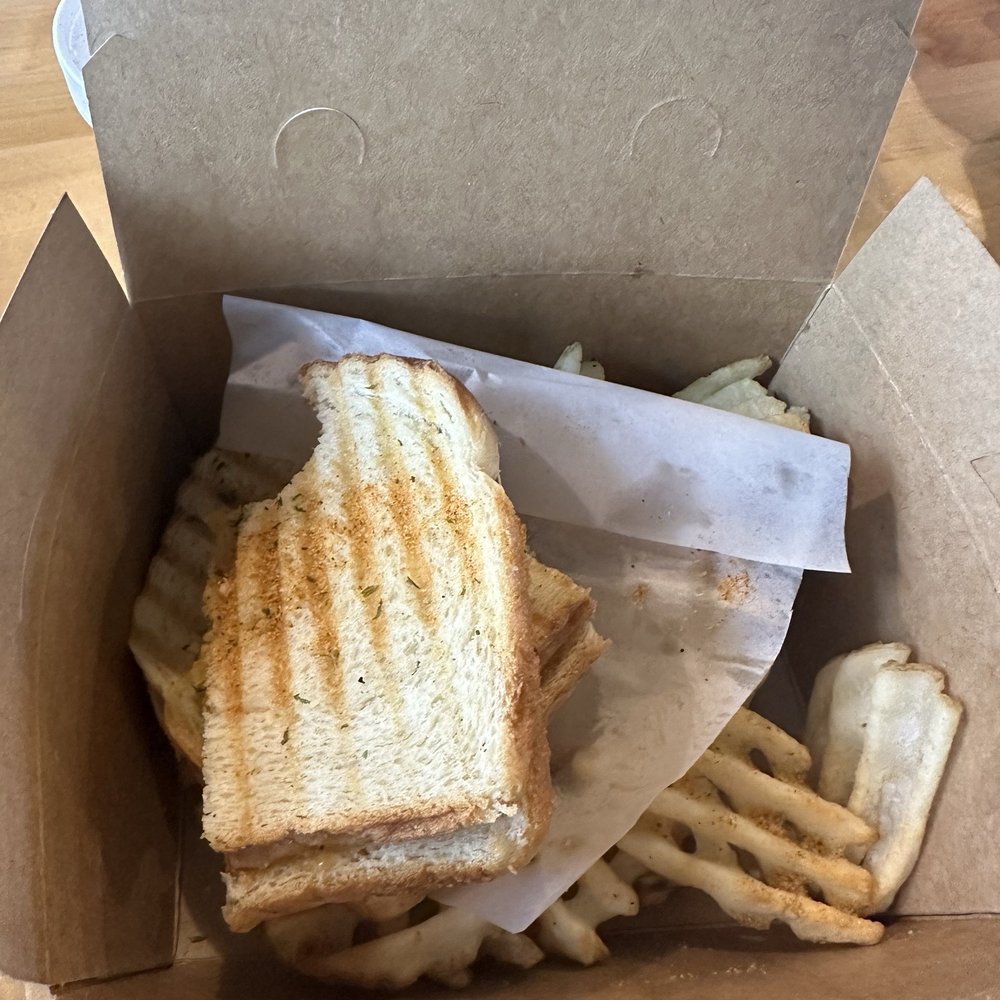 The 208 Grill - Kids combo: grilled cheese sandwich and waffle fries - Salad Near Me - Burley, Idaho The 208 Grill - Kids combo: grilled cheese sandwich and waffle fries - Salad Near Me - Burley, Idaho
