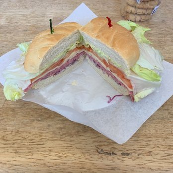 Gold Camp Bakery - Crazy large sandwich. This is the half loaf!! - Bakeries Near Me - Victor, Colorado