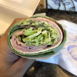 Frankie's Superette - $8.99 Italian combo on a wrap. $1 extra for pepperoni.