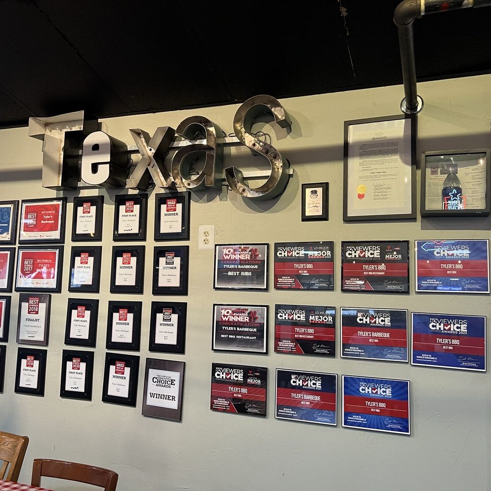 Tyler's Barbeque - Awards! - Barbeque Near Me - Amarillo, Texas