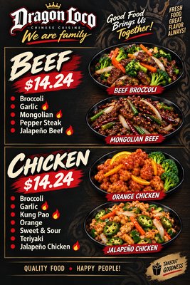 Menu photo 2 Dragon Loco Los Angeles, CA Menu photo 2 Dragon Loco Los Angeles, CA