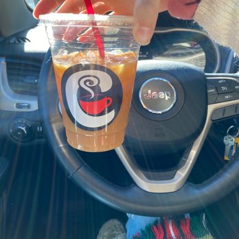 Corner Perk - YUM (Cold brew with salted caramel and a splash of oat milk) - Cafes Near Me - Bluffton, South Carolina Corner Perk - YUM (Cold brew with salted caramel and a splash of oat milk) - Cafes Near Me - Bluffton, South Carolina