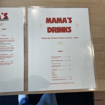 Mama's Luncheonette - Menu - Breakfast & Brunch Near Me - San Francisco, California Mama's Luncheonette - Menu - Breakfast & Brunch Near Me - San Francisco, California