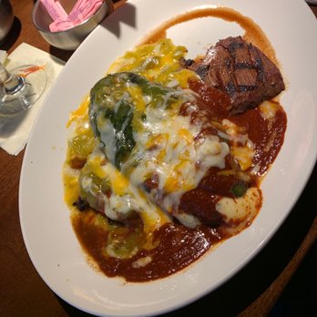 Mi Dia From Scratch - Steak, medium rare, and chili rellano! Let's eat! - Tex-Mex Near Me - Flower Mound, Texas Mi Dia From Scratch - Steak, medium rare, and chili rellano! Let's eat! - Tex-Mex Near Me - Flower Mound, Texas