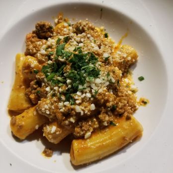Sal's Trattoria - Rigatoni Bolognese- classic and delicious! Their pasta was perfect and al dente! - Italian Near Me - Chicago, Illinois Sal's Trattoria - Rigatoni Bolognese- classic and delicious! Their pasta was perfect and al dente! - Italian Near Me - Chicago, Illinois