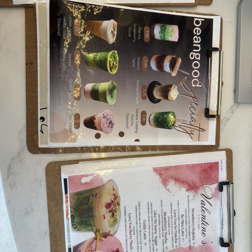 Current (2/26) menu and specials