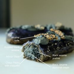 Baked By Maron - Black Sesame Eclair