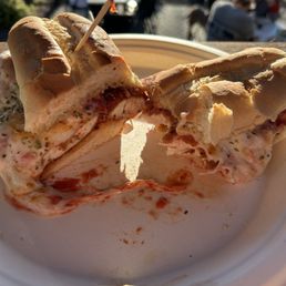 Chicken parmesan sandwich Chicken parmesan sandwich