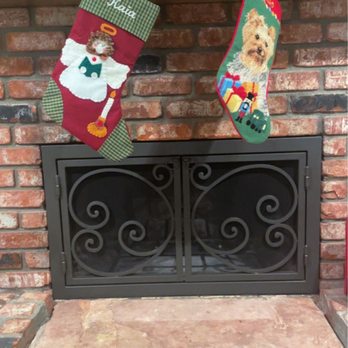Efficient Iron Works - New iron fireplace doors - Fences & Gates Near Me - El Cajon, California