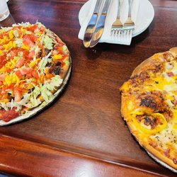 Ambassador - Tostada pizza and BBQ Chicken pizza