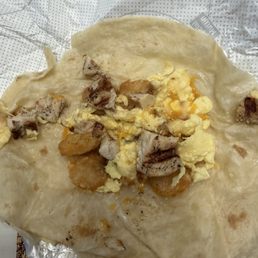 More tortilla than anything!! Where's the filling???