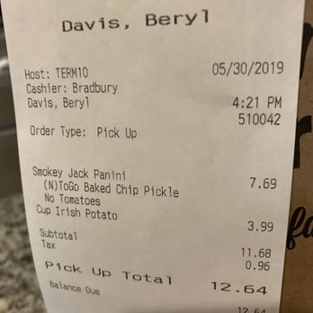 Jason's Deli - Receipt with instructions - Delis Near Me - McKinney, Texas Jason's Deli - Receipt with instructions - Delis Near Me - McKinney, Texas