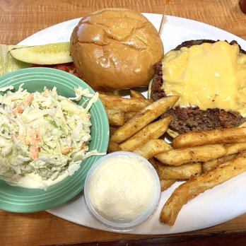 Biggy's Place - My very delicious Bacon Cheeseburger Platter - American Near Me - Fort Myers, Florida