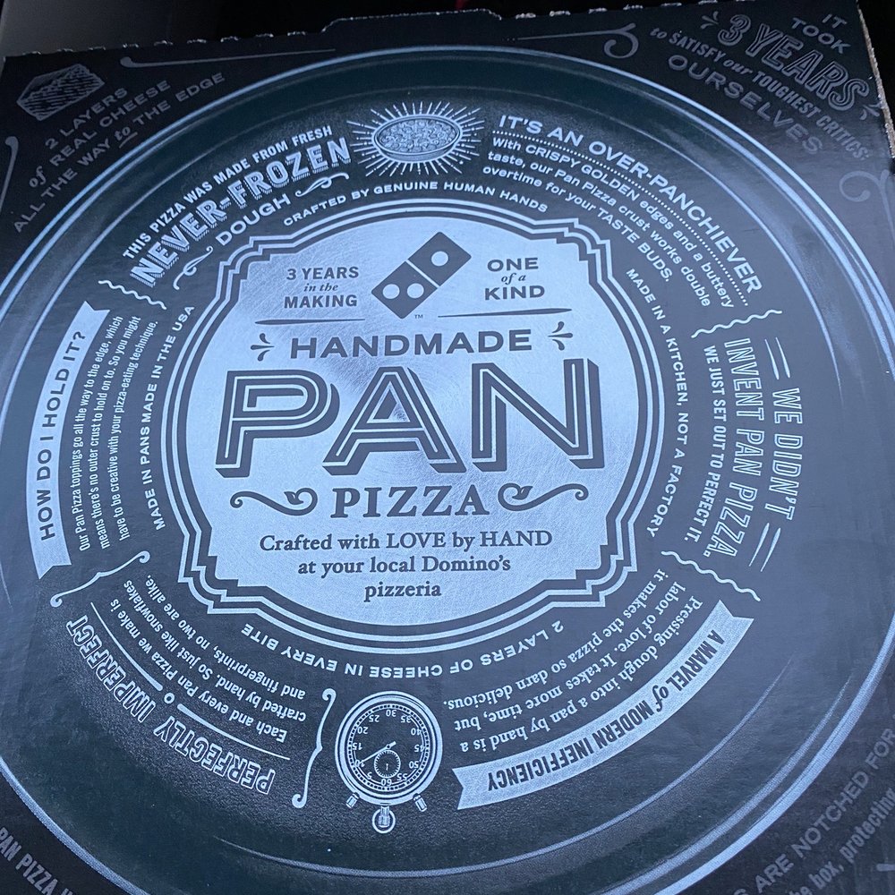 Love handmade pan pizza