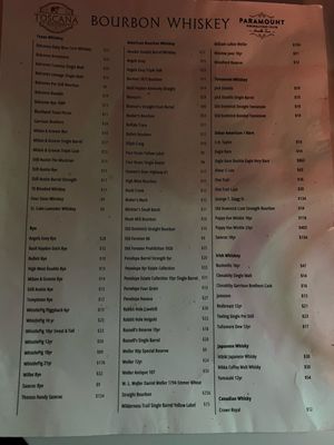Menu photo 1 Paramount Recreation Club Amarillo, TX Menu photo 1 Paramount Recreation Club Amarillo, TX