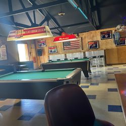 Lazy Jay's Saloon - Pool table area.