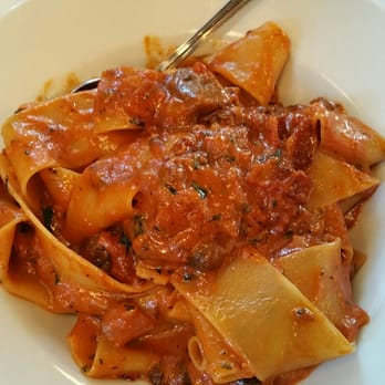 Ca' Dario - Pappardella, a lot of sauce so good for dripping extra bread. - Wine Bars Near Me - Santa Barbara, California