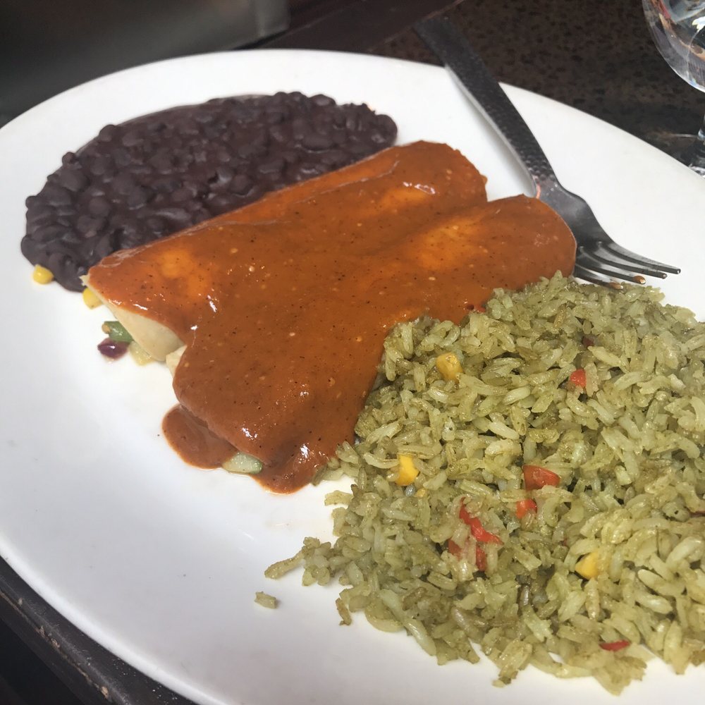 Sinigual - Vegetarian Enchilladas. - Mexican Near Me - Manhattan, New York Sinigual - Vegetarian Enchilladas. - Mexican Near Me - Manhattan, New York