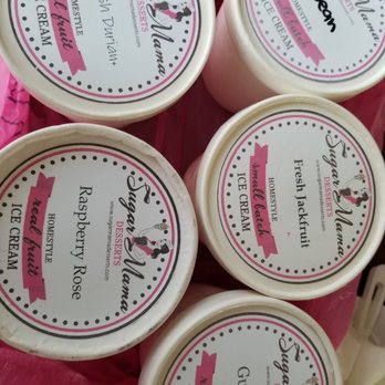 Sugar Mama Desserts - $11 each pints, all tropical fruits and fragrant - Ice Cream & Frozen Yogurt Near Me - Milpitas, California Sugar Mama Desserts - $11 each pints, all tropical fruits and fragrant - Ice Cream & Frozen Yogurt Near Me - Milpitas, California