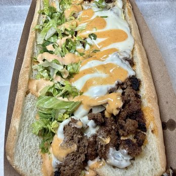 Bebop Korean Mexican Grill Catonsville - Bulgogi Chop Cheese Spicy - Halal Near Me - Catonsville, Maryland