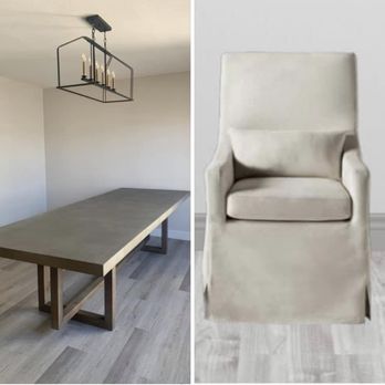 Living Spaces - My Restoration Hardware dining table (left) Right living spaces chairs I'm waiting 4 months for. Very frustrating experience. - Furniture Stores Near Me - Summerlin, Nevada Living Spaces - My Restoration Hardware dining table (left) Right living spaces chairs I'm waiting 4 months for. Very frustrating experience. - Furniture Stores Near Me - Summerlin, Nevada