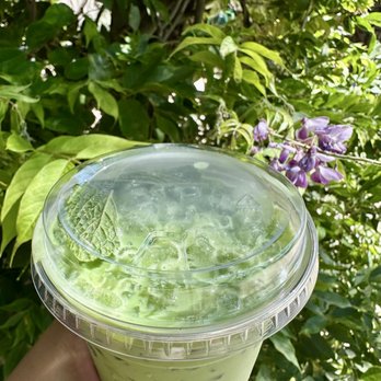 Little King Coffee - Mint matcha - Cafes Near Me - Santa Barbara, California
