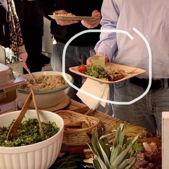 Belly Bliss Catering - This is one skewer, he took only one because they he realized there aren't enough and more people are behind him. - Caterers Near Me