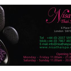 Nisa Thai Spa - Business card