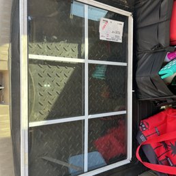 A dual glass window that was just picked up from Leo's glass. A dual glass window that was just picked up from Leo's glass.