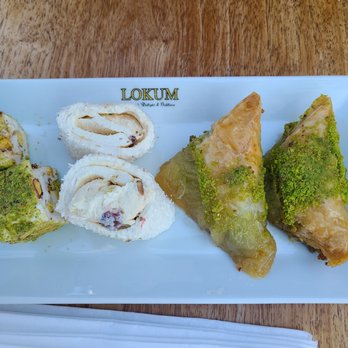 LOKUM - Pistachio and coconut Turkish Delights and creamy pistachio baklava - Coffee & Tea Near Me - Santa Barbara, California LOKUM - Pistachio and coconut Turkish Delights and creamy pistachio baklava - Coffee & Tea Near Me - Santa Barbara, California