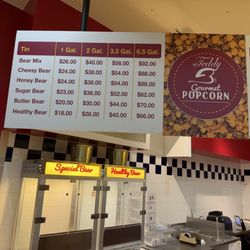 Photos of the prices that the employee claims aren't updated.