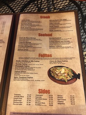 Menu photo 2 Cinco De Mayo Mexican Resturant Lexington, KY Menu photo 2 Cinco De Mayo Mexican Resturant Lexington, KY