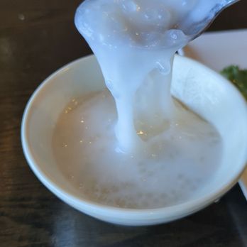 Mr Sushi - Coconut tapioca, but with an unusual consistency we interpreted to be gooey and found it unappetizing - Sushi Bars Near Me - Cherry Hill, New Jersey