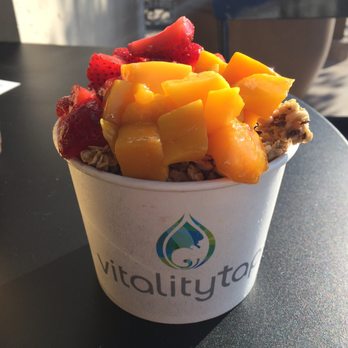 Elite Week: Vitality Tap - Almond butter superbowl with strawberry, mango, and granola - Yelp Events Near Me - San Diego, California Elite Week: Vitality Tap - Almond butter superbowl with strawberry, mango, and granola - Yelp Events Near Me - San Diego, California