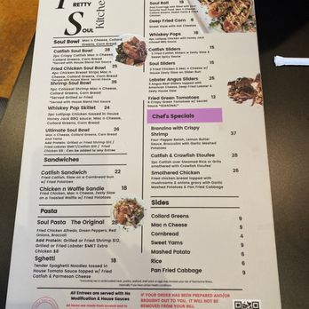 Pretty Soul Kitchen - Menu June 2025 - Personal Chefs Near Me - Las Vegas, Nevada