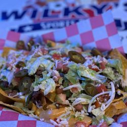 Wilkys Sports Bar - loaded nachos