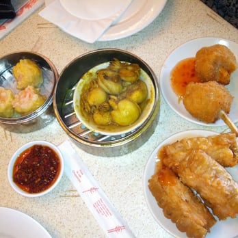 Canton House - Seafood for the pescatarian=) Shrimp shu mai, curried squid, sugar cane shrimp, and shrimp toast - Dim Sum Near Me - Chamblee, Georgia Canton House - Seafood for the pescatarian=) Shrimp shu mai, curried squid, sugar cane shrimp, and shrimp toast - Dim Sum Near Me - Chamblee, Georgia