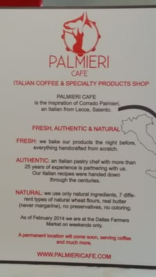 Menu photo 5 Palmieri Cafe Dallas, TX