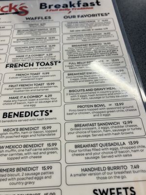 Menu photo 1 Weck's Albuquerque, NM Menu photo 1 Weck's Albuquerque, NM