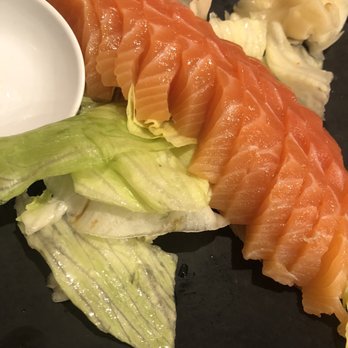 Sake Sushi Bar & Lounge - Salmon sashimi cut into thin slices - Sushi Bars Near Me - Port Arthur, Texas